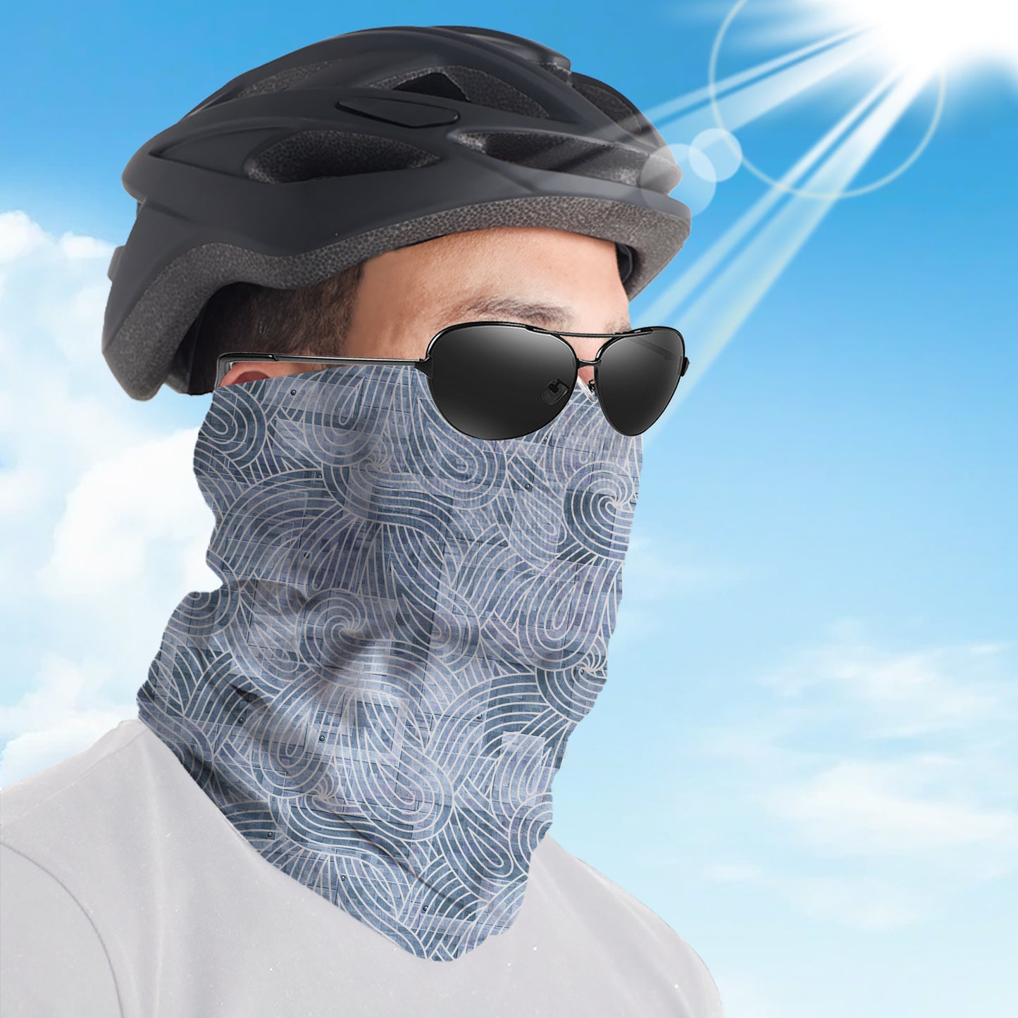 Great for Cycling Sunscreen Neck Gaiter