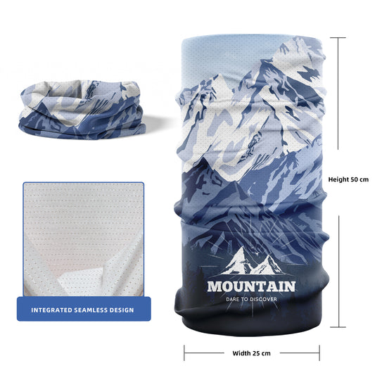 Mesh ice silk Seamless sunscreen neck gaiter
