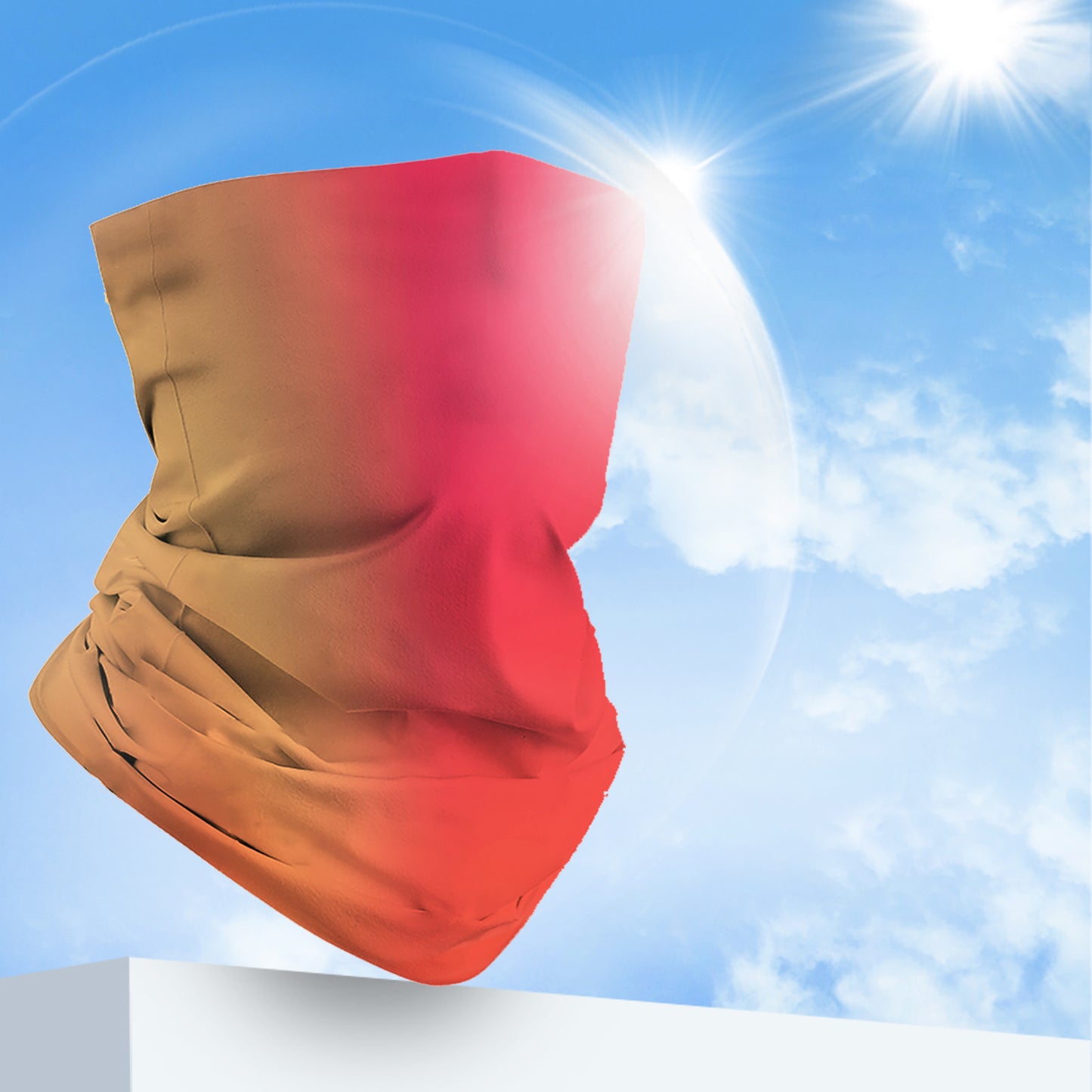 Summer Cool Sunscreen Solid Color Magic Scarfs