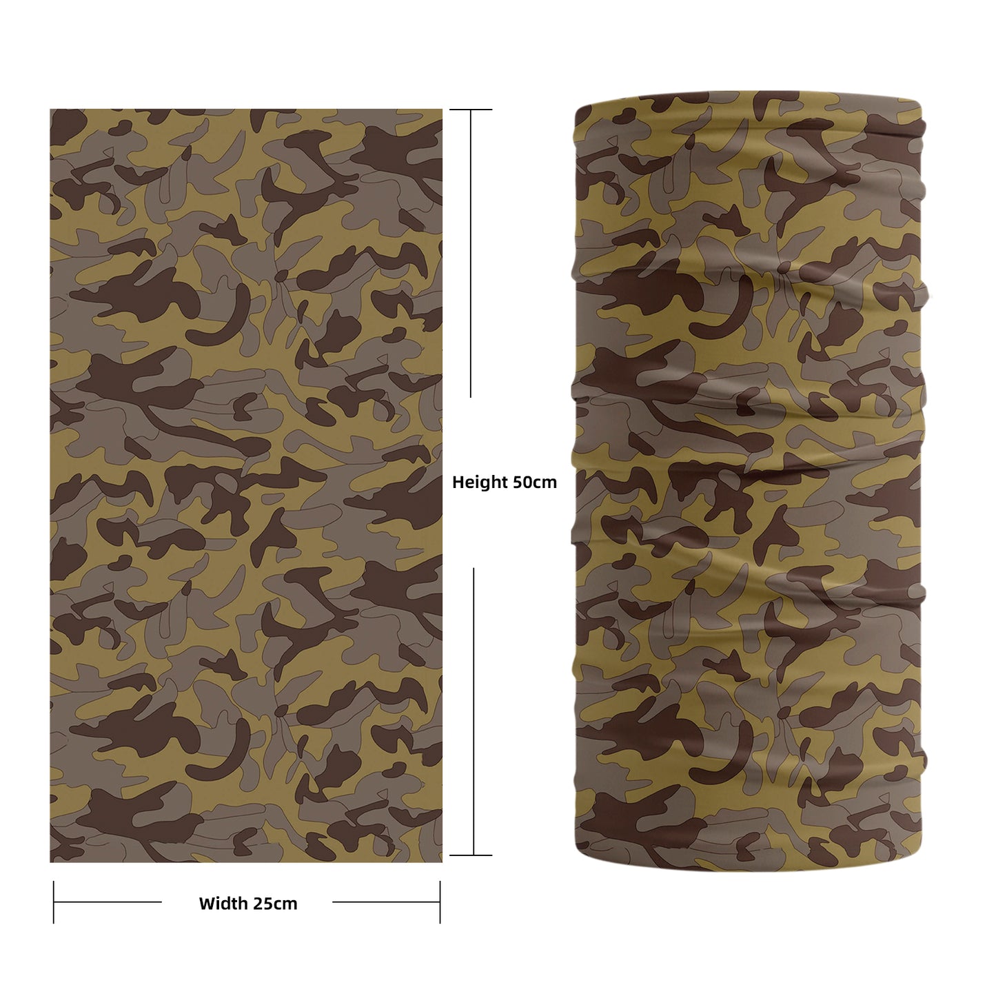 100% Polyesster Seamless Neck Gaiter--Camo Series