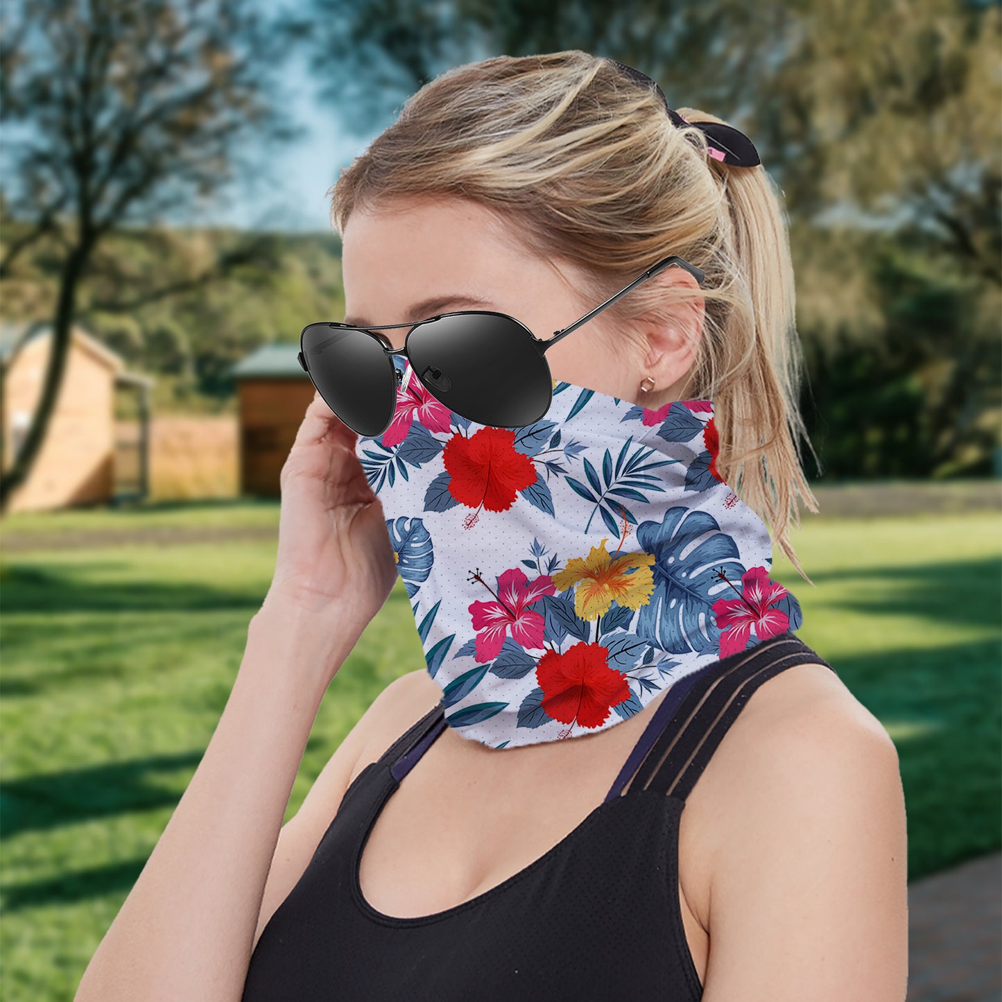 Mesh Ice Silk Summer Cooling Seamless Bandanas