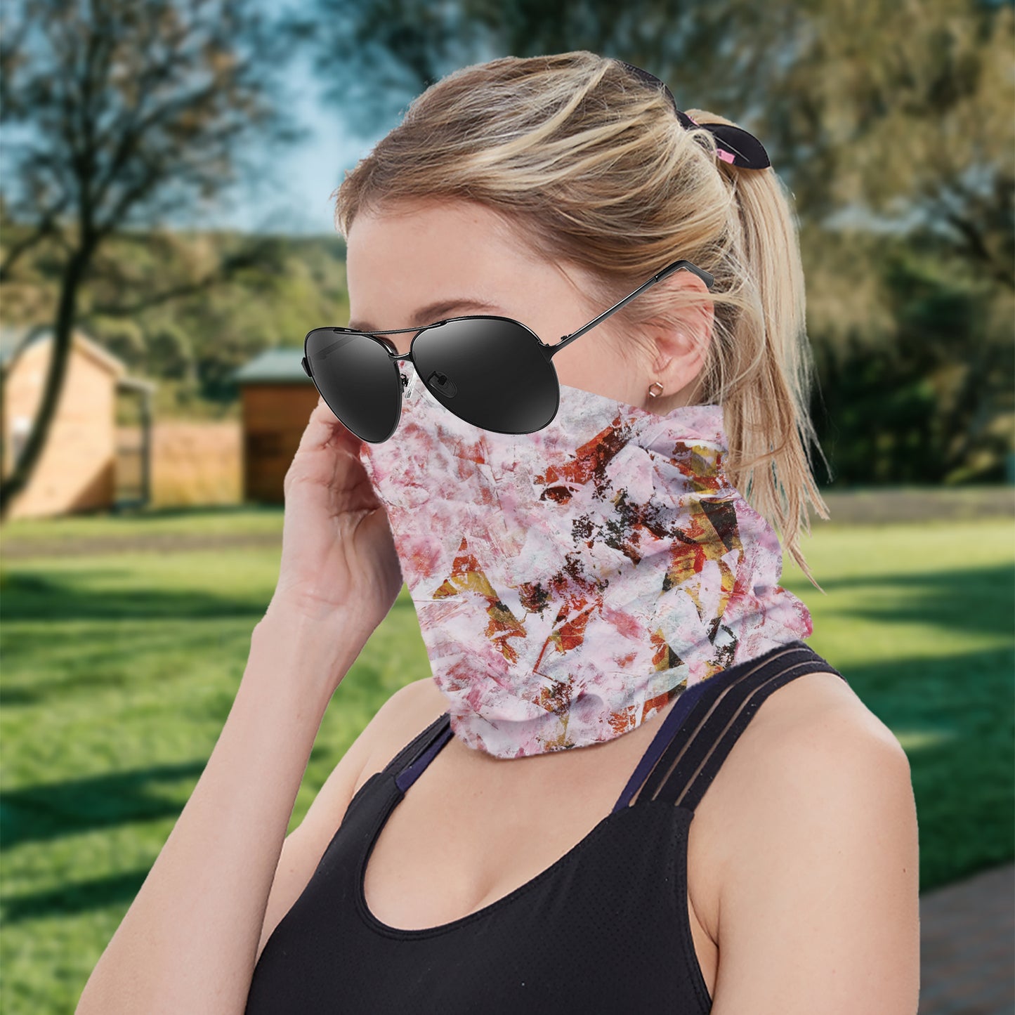 Summer Sunscreen Milk Silk Multifunctional Neck Gaiter