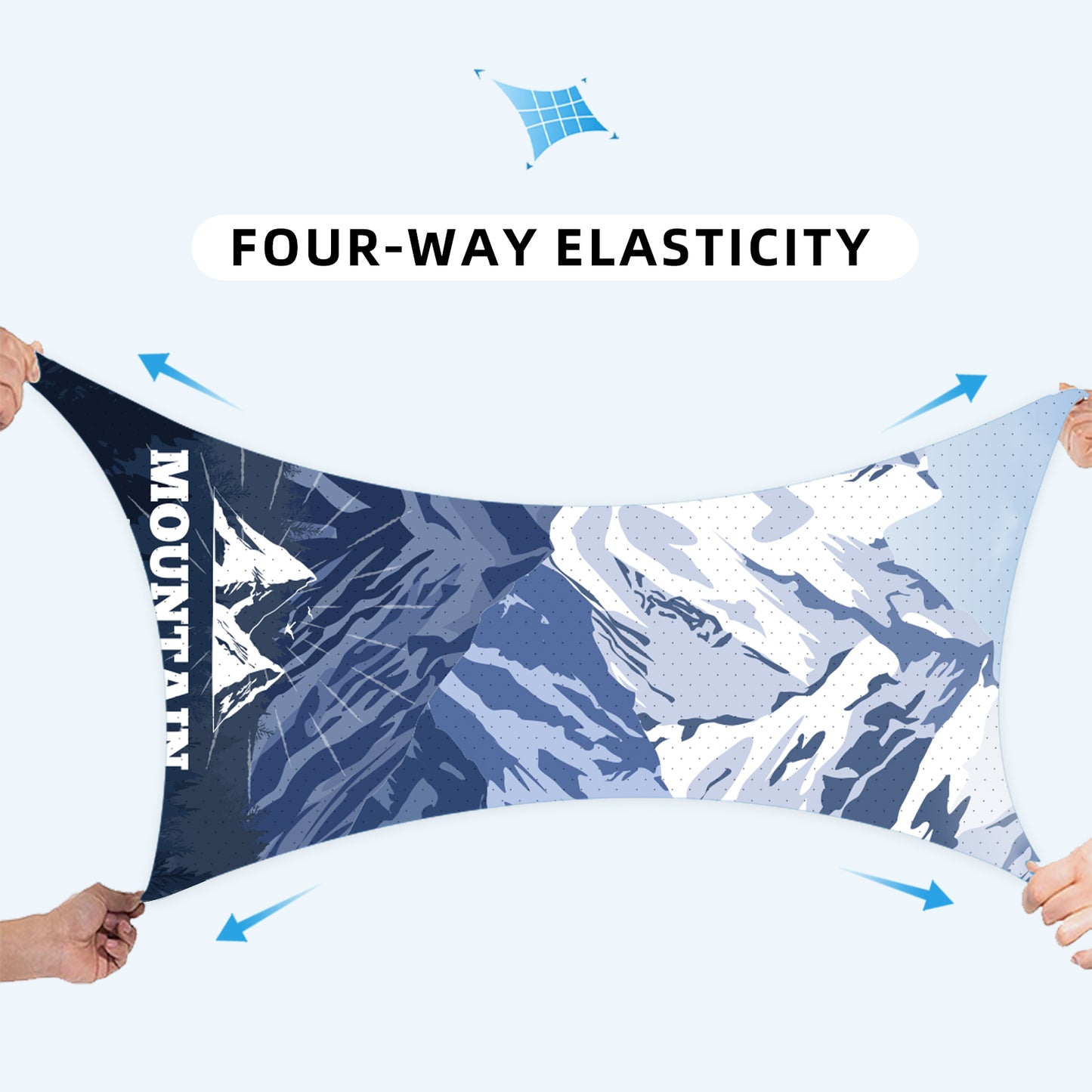 Mesh Ice Silk Summer Cooling Seamless Bandanas
