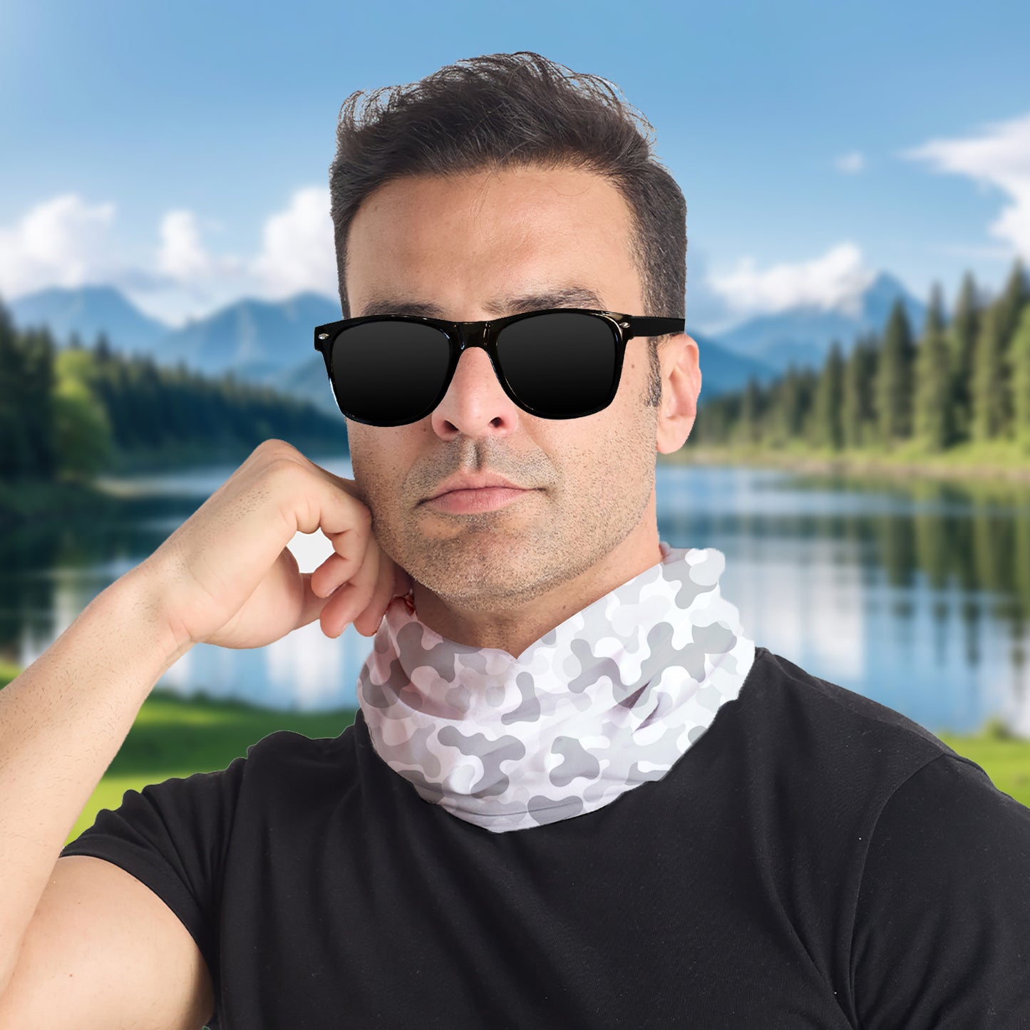 Summer Sunscreen Milk Silk Multifunctional Neck Gaiter
