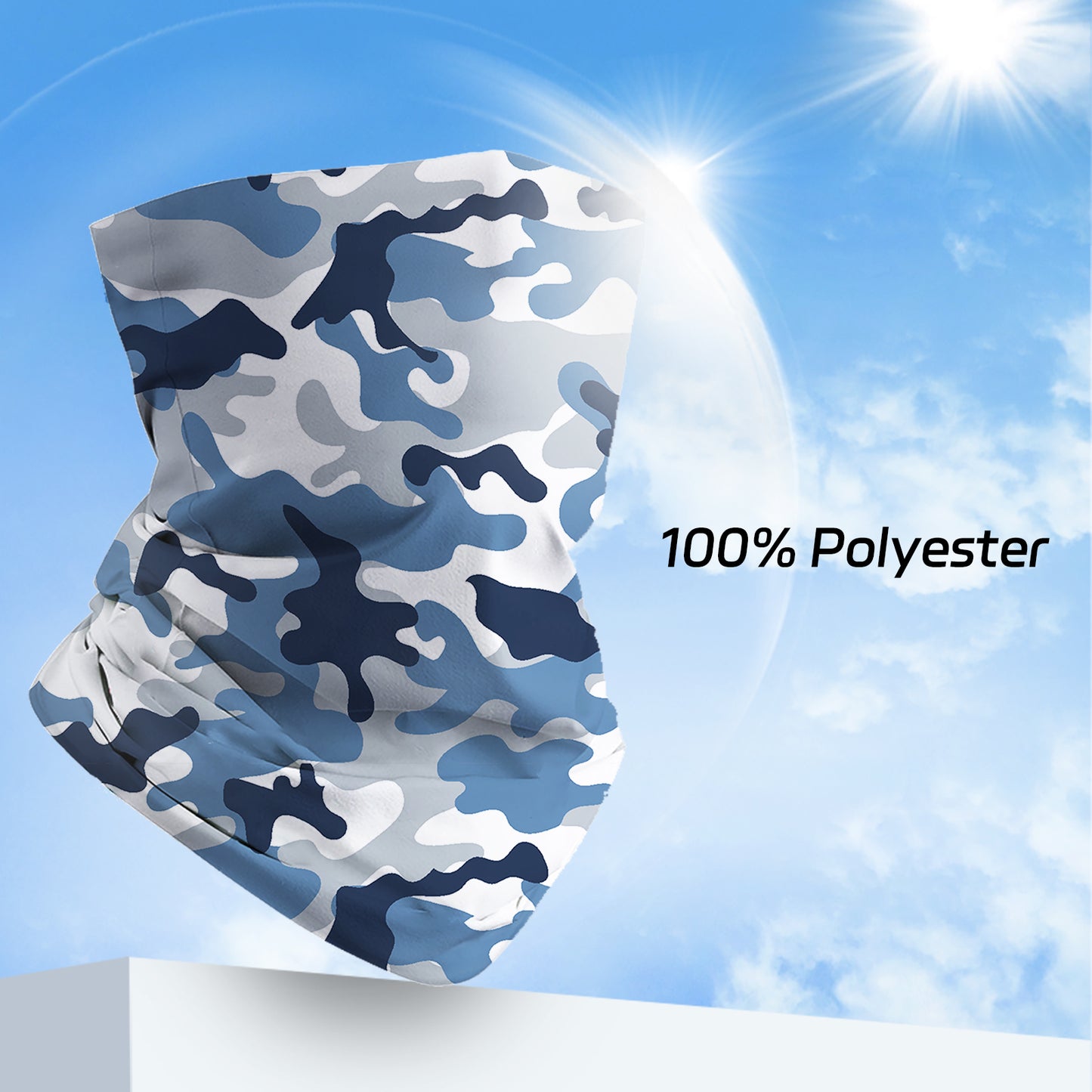 100% Polyesster Seamless Neck Gaiter--Camo Series