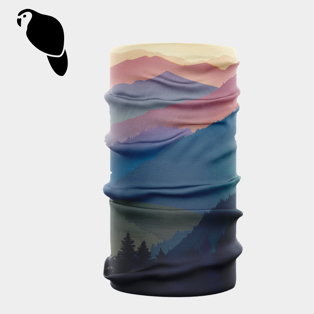 Natural Scenery Print Ice Silk Magic Headscarfs