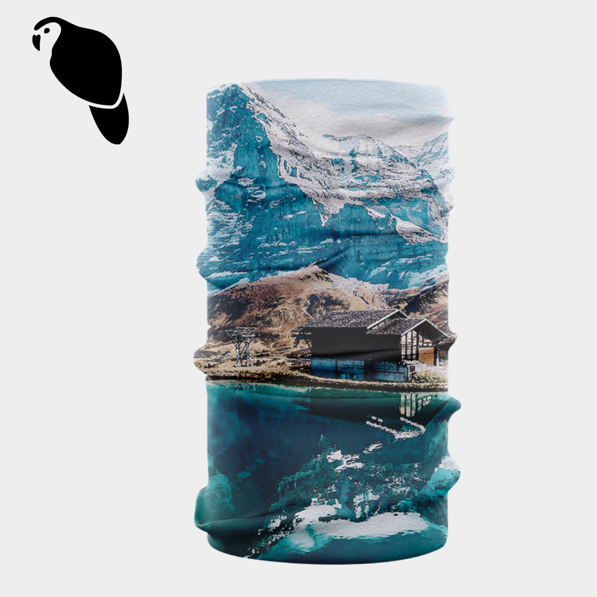 Natural Scenery Print Ice Silk Magic Headscarfs