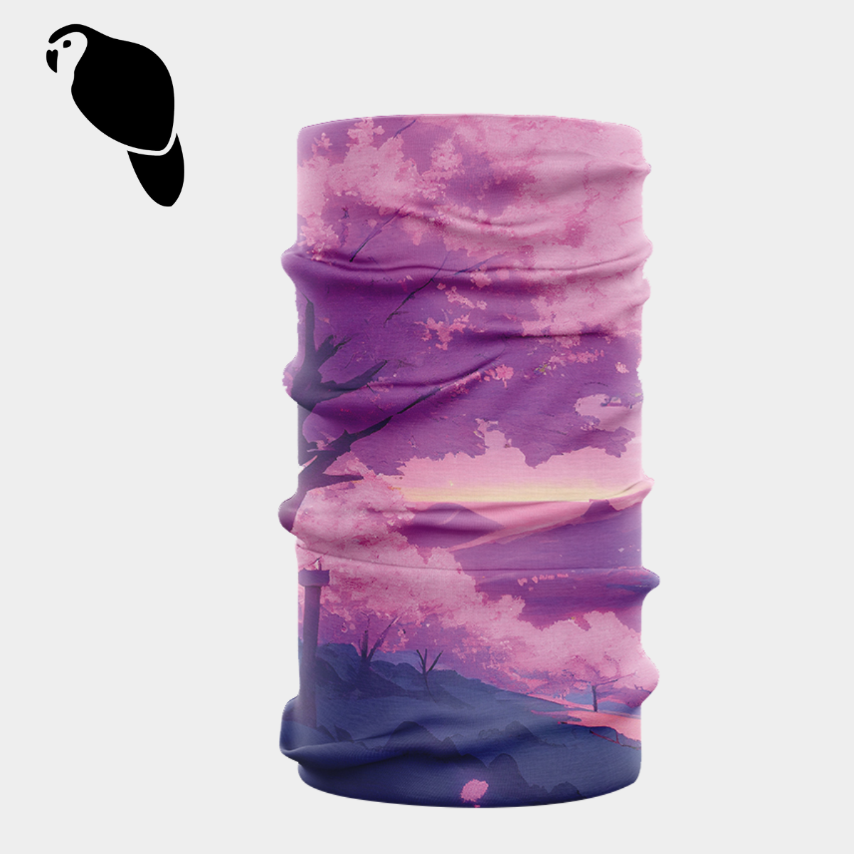 Natural Scenery Print Ice Silk Magic Headscarfs