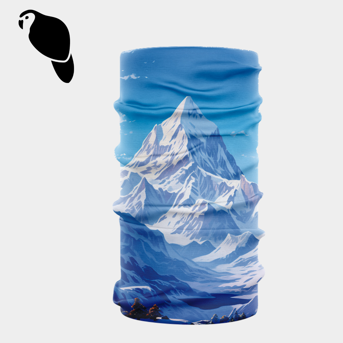 Natural Scenery Print Ice Silk Magic Headscarfs
