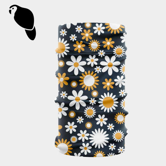 Sun Protection Full Neck Gaiter --Tie dye/Plants