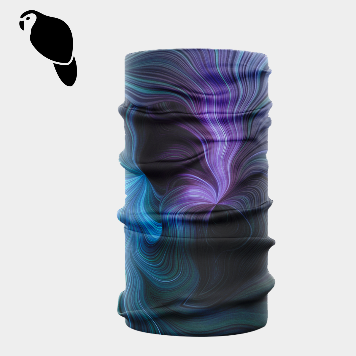 Sun Protection Full Neck Gaiter --Tie dye/Plants
